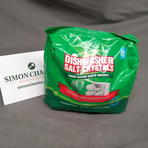 SIX PACKS OF DP DISHWASHER SALT CRYSTALS 2KG