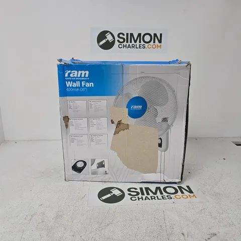 RAM RAPID AIR MOVEMENT WALL FAN 16"