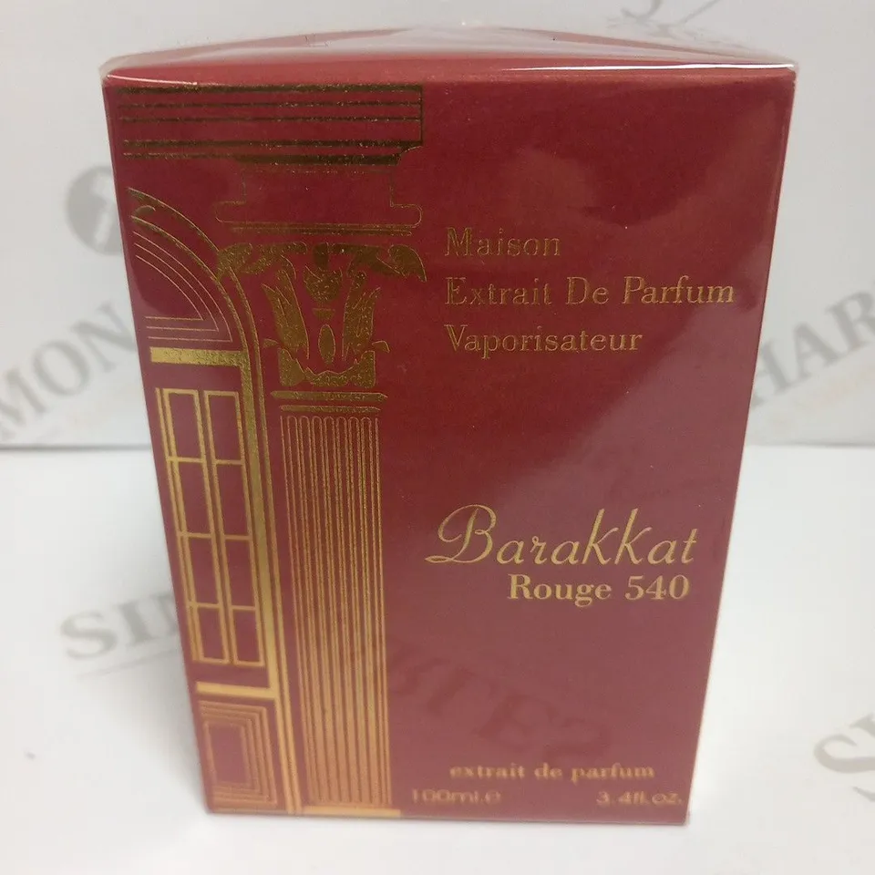 BOXED MAISON EXTRAIT DE PARFUM BARAKKAT ROUGE 540 EXTRAIT DE PARFUM 100ML