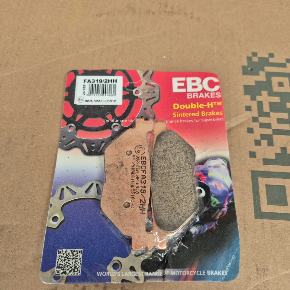 EBC BRAKES MOTORCYCLE BRAKE PADS – DOUBLE-HTM SINTERED FA319/2HH
