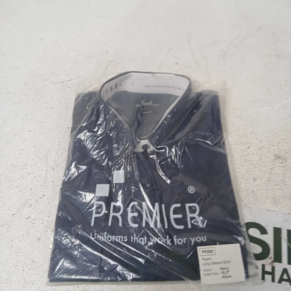 BOX OF APPROXIMATELY 20 ASSORTED CLOTHING ITEMS TO NCLUDE: PREMIER LONG SLEEVE SHIRT 