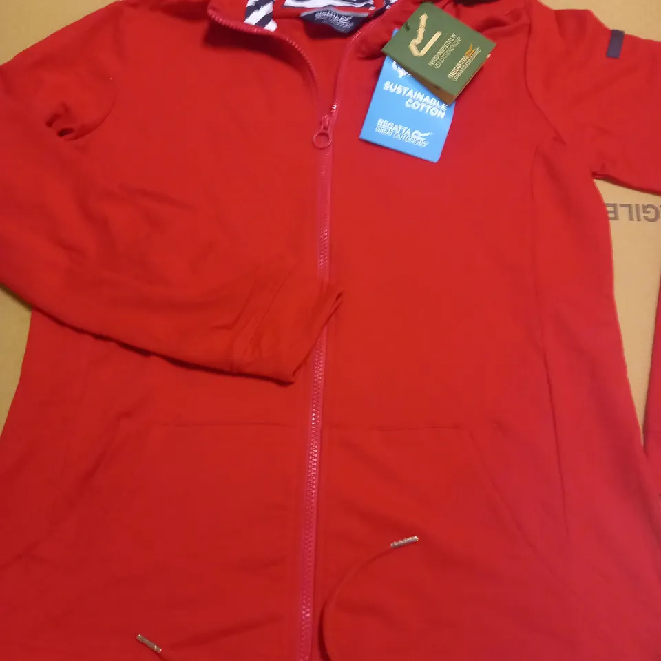 REGATTA BAYARAMA LADIES HOODIE IN RED - SIZE 14