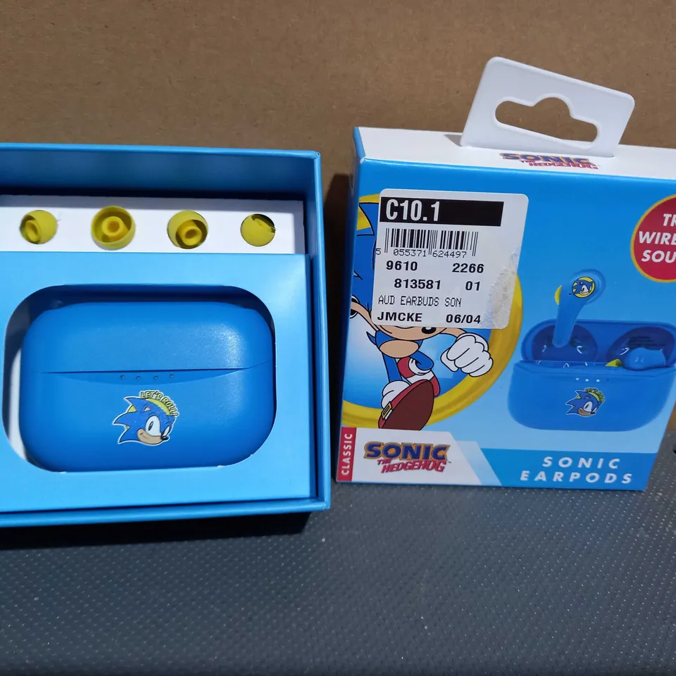 SONIC THE HEDGEHOG BLUETOOTH WIRELESS EARPODS