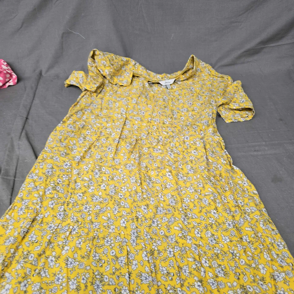 JULES FLORAL DRESS IN YELLOW - 12