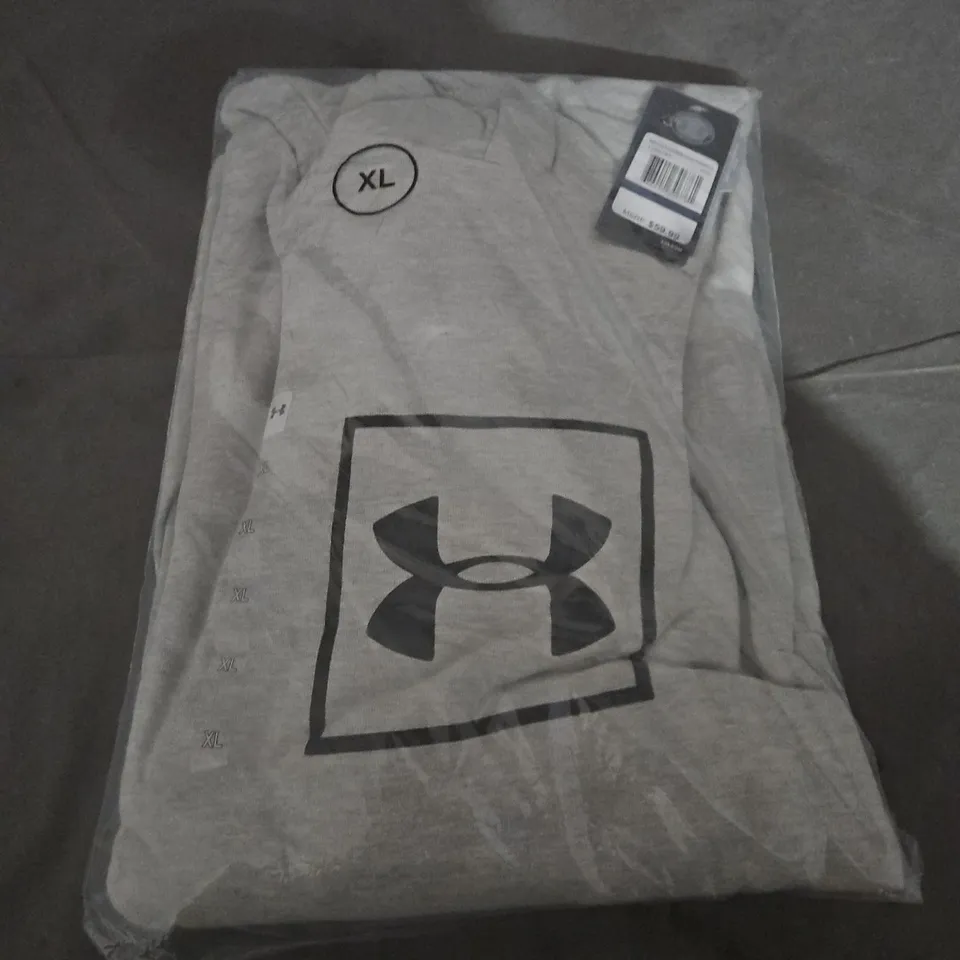 UNDER ARMOUR MEN'S HOODIE  – GREY HEATHER, XL