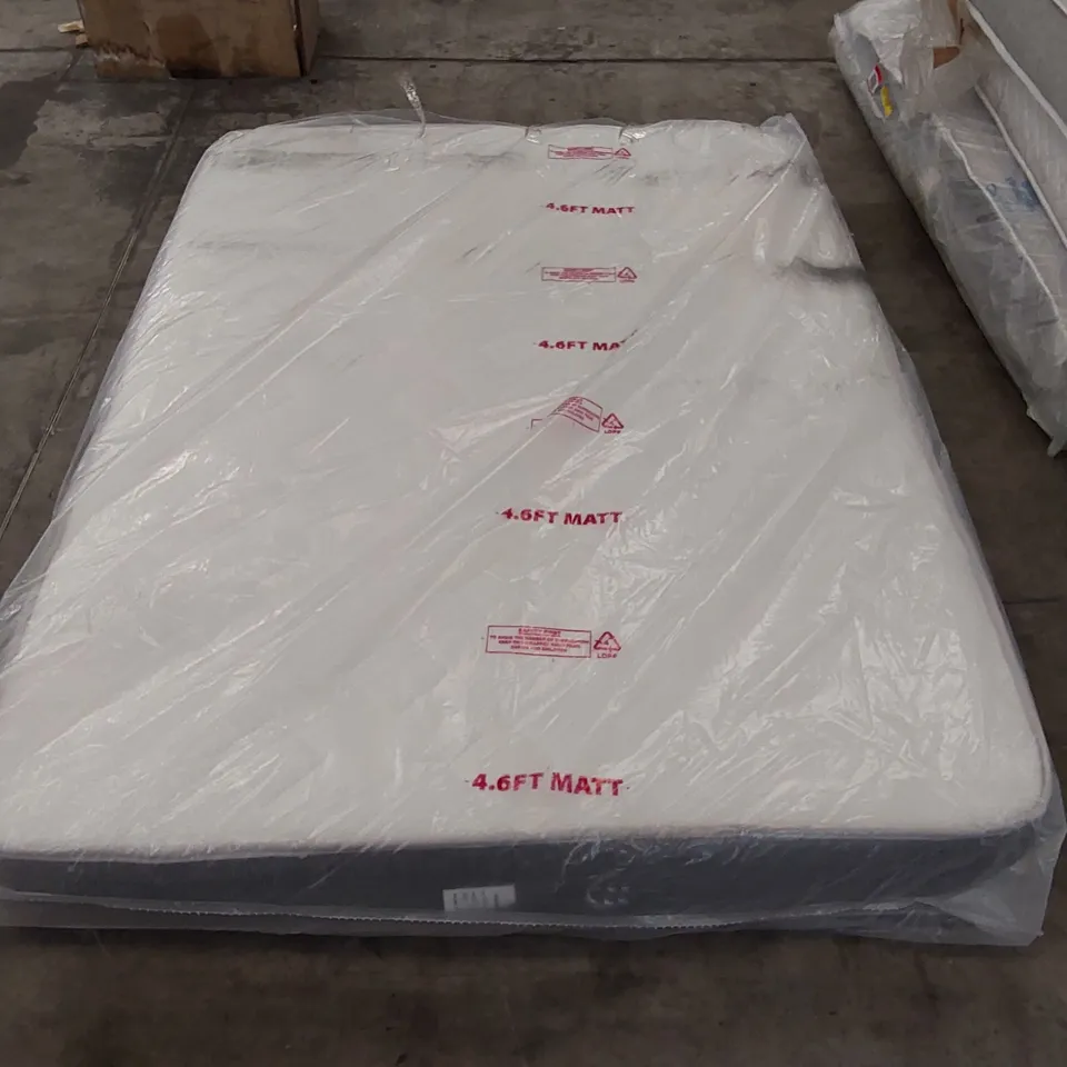 QUALITY BAGGED HYBRID MEMORY FOAM - 4'6" DOUBLE MATTRESS WITH COOLING FABRIC 