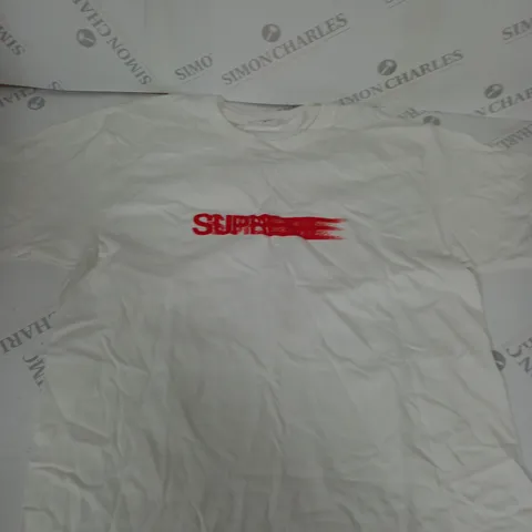 SUPREME LOGO SLOGAN T-SHIRT SIZE M