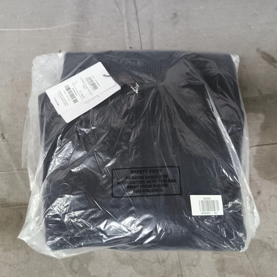 BAGGED REISS CHARMING LONG SLEEVE HALF ZIP JUMPER IN NAVY SIZE LARGE