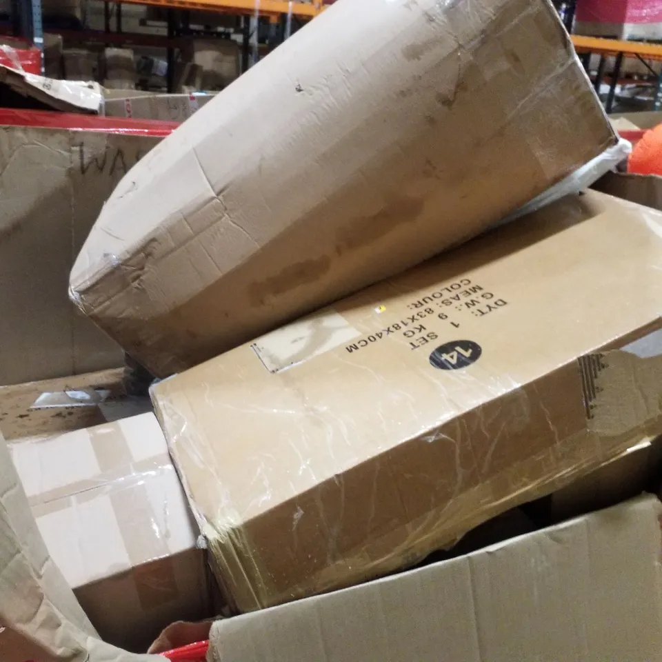 PALLET CONTAINING ASSORTED PRODUCTS INCLUDING CLOTHES DRYING RACK, KNITTING MACHINE, MEMORY FOAM MATTRESS TOPPER, 3-IN-1 KIDS SWING & TOILET SEAT