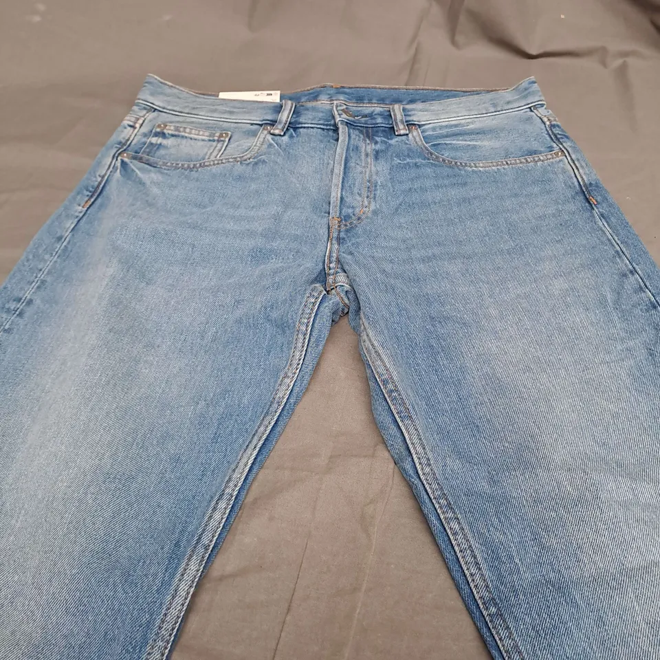 ARKET PARK MID WAIST STRAIGHT LEG DENIM JEANS - 32/30