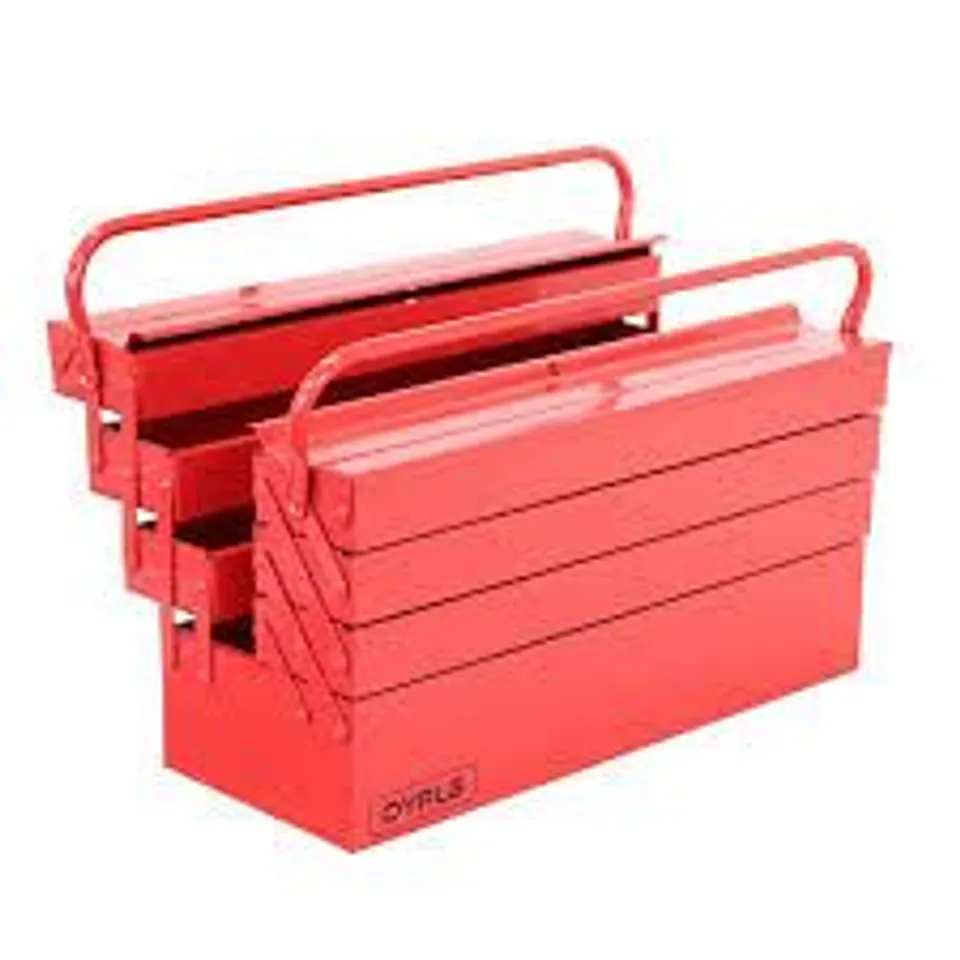 BOXED OYPLA 4 TIER 7 TRAY HEAVY DUTY METAL CANTILEVER TOOL BOX