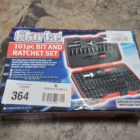 CLARKE 101PC BIT AND RACHET SET