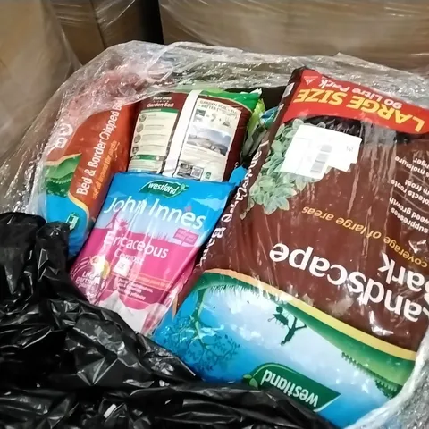 PALLET OF ASSORTED COMPOST AND SIMILAR GARDEN CARE PRODUCTS