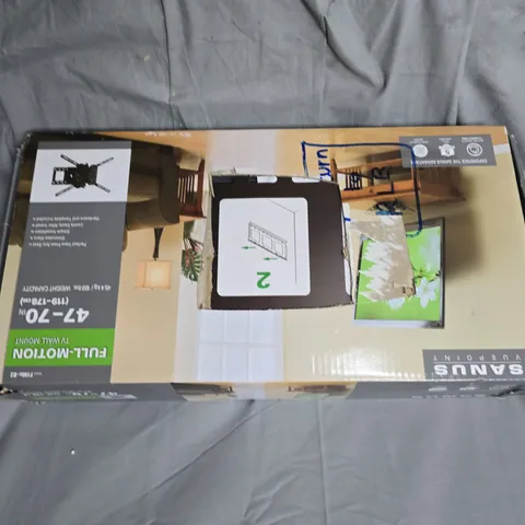 SANUS FULL MOTION TV WALL MOUNT FOR 47–70 INCH TVS – BOXED