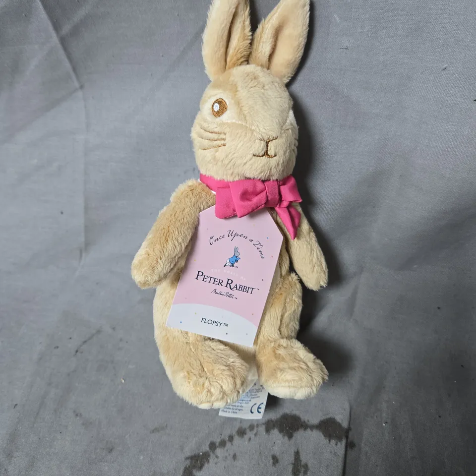 PETER RABBIT PLUSH TOY – FLOPSY WITH PINK BOW