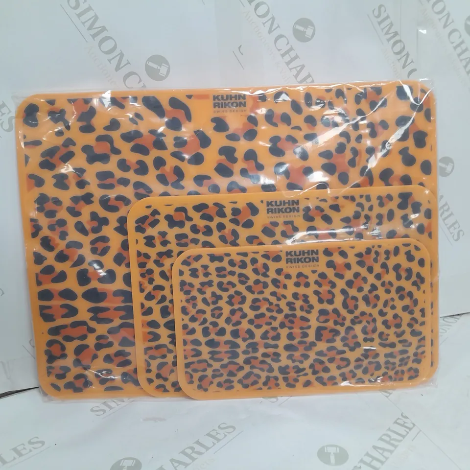 KUHN RIKON SWISS DESIGN LEOPARD PRINT CUTTING BOARDS