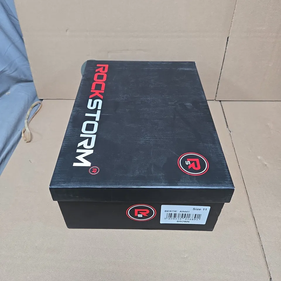 ROCKSTORM BROWN HIKING BOOTS (BERTIE) UK 11