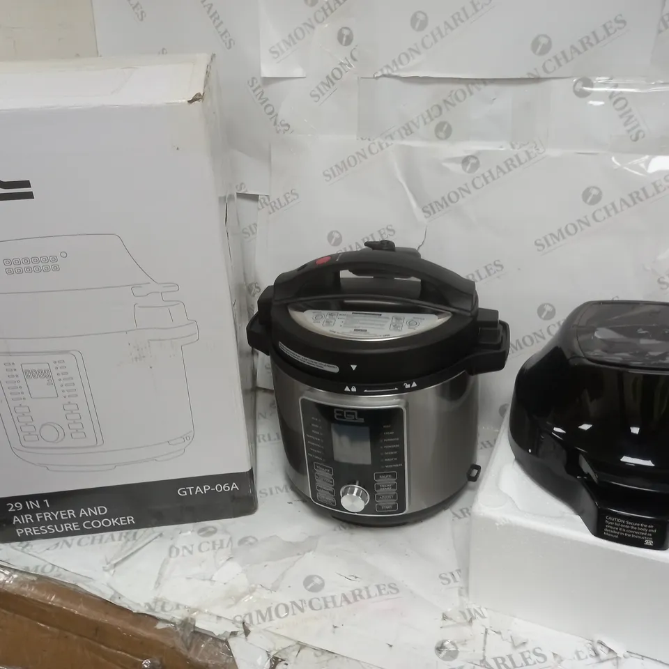 BOXED EGL 29-IN-1 AIR FRYER & PRESSURE COOKER 