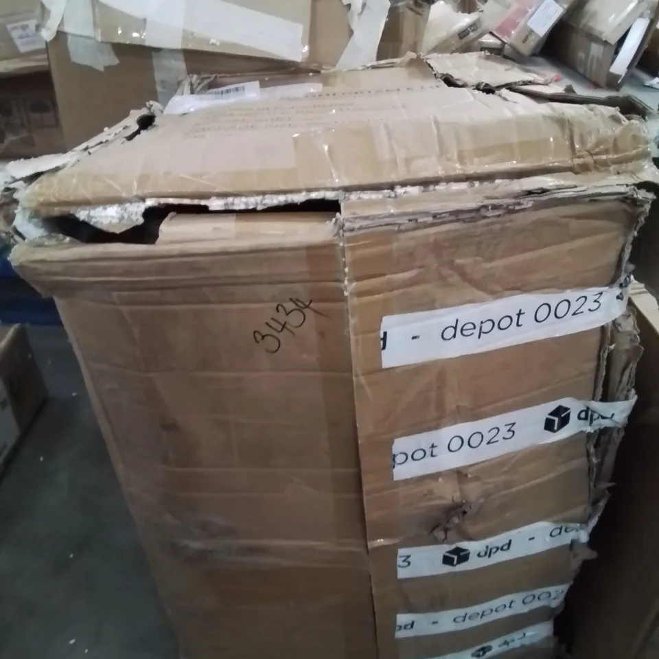 BOXED PAIR OF LIGHT GREY SIDE/BAR STOOLS