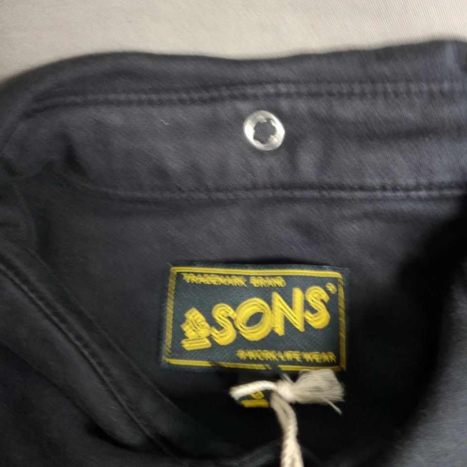 &SONS SUNDAY SHIRT BLACK FADE SMALL