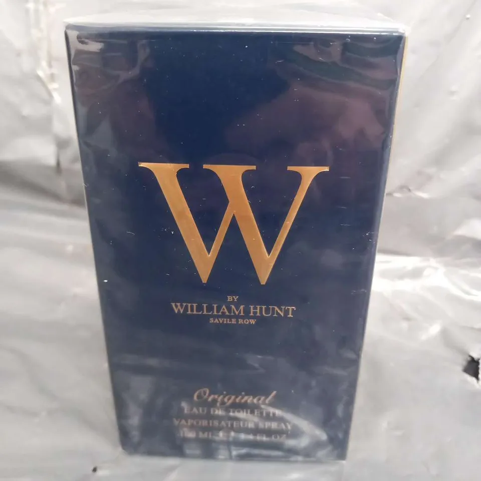 BOXED AND SEALED W BY WILLIAM HUNT SAVILLE ROW EAU DE TOILETTE SPRAY 100ML