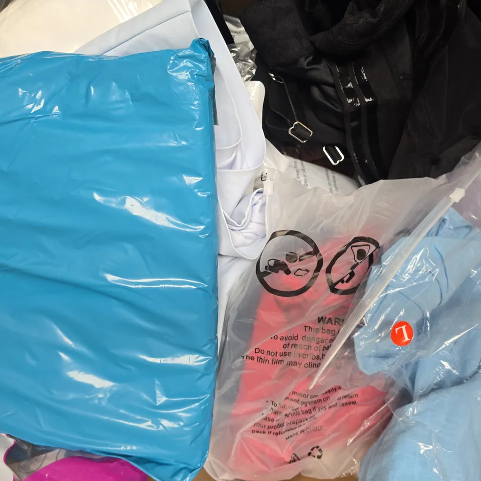 APPROXIMATELY 20 ASSORTED CLOTHING AND FASHION PRODUCTS IN VARIOUS STYLES AND SIZES - COLLECTION ONLY