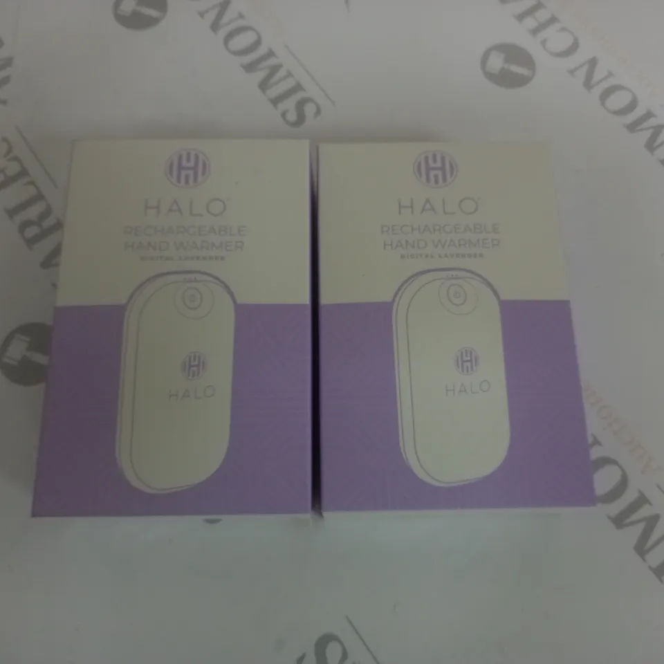 PAIR OF HALO RECHARGEABLE HAND WARMERS