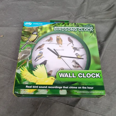 BOXED JML STARLYF BIRDSONG WALL CLOCK