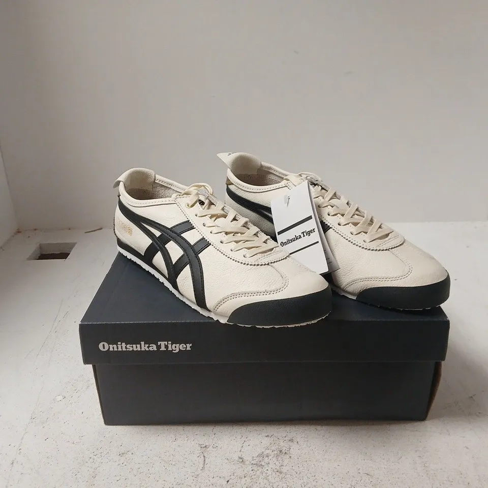 ONITSUKA TIGER MEXICO 66 CREAM BLACK UK 7 BOXED