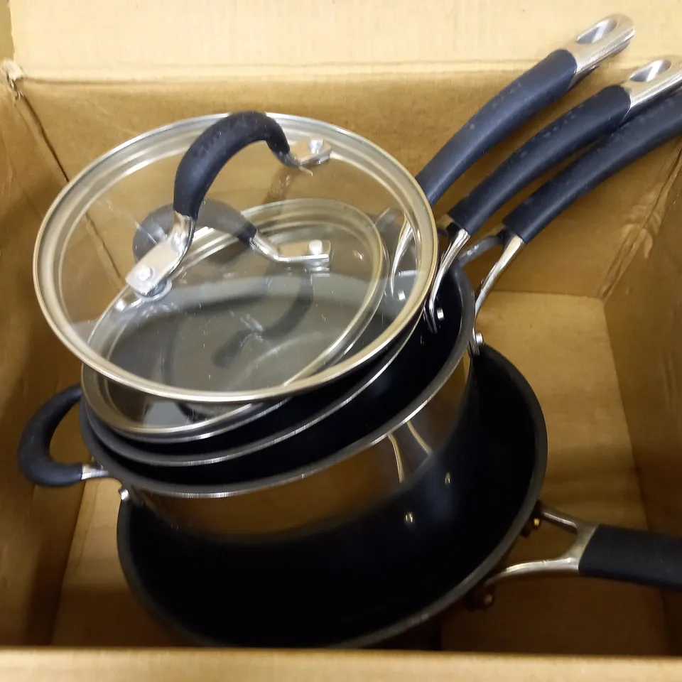 CIRCULON STAINLESS STEEL SAUCEPAN AND FRYING PAN