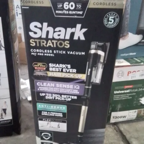 BOXED SHARK STRATOS CORDLESS STICK VACUUM CLEANER 
