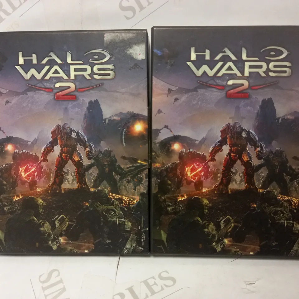 LOT OF 2 HALO WARS 2 PC PHYSICAL COPIES (PC DVD)