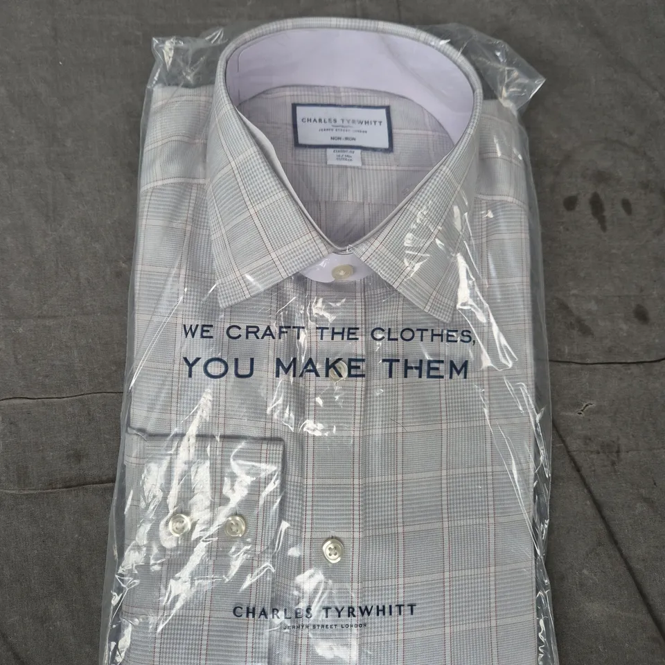 CHARLES TYRWHITT CLASSIC FIT NON-IRON SHIRT – 41/86CM