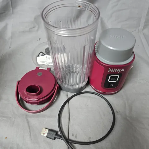NINJA BLAST RECHARGEABLE BLENDER BC151UK CRANBERRY