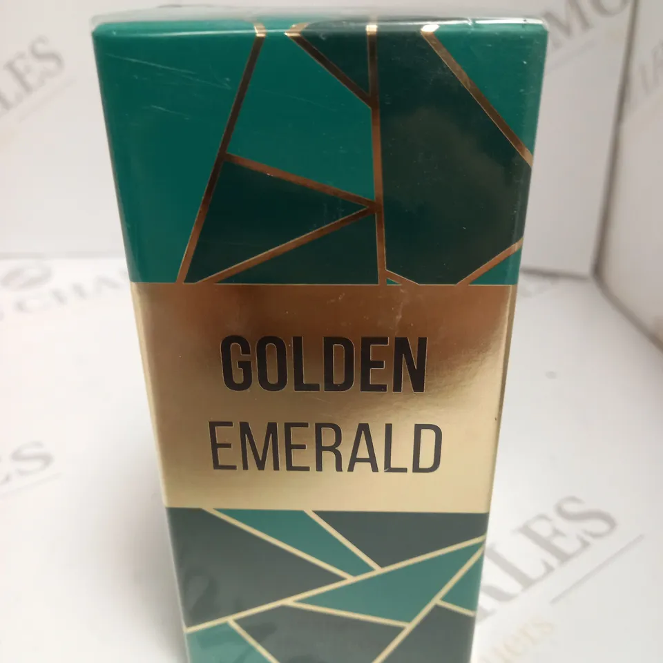 BOXED AND SEALED GOLDEN EMERALD EAU DE PARFUM 100ML