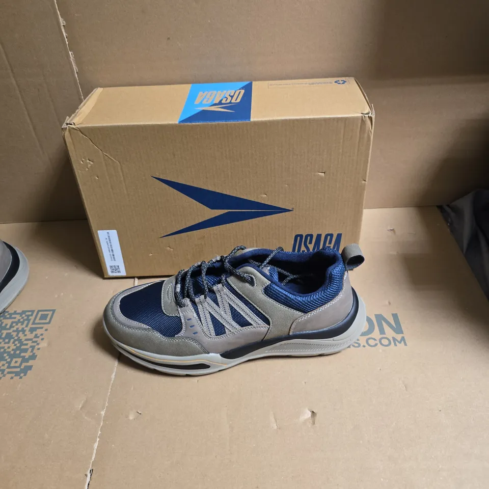 BOXED OSAGA 1964 TRAINERS – BLUE/GREY - EUR SIZE 44 