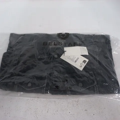 BAGGED BELSTAF PISTON TRUCKER JACKET IN CHARCOAL - M