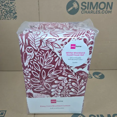 VERY HOME WINTER WOODLAND DUVET COVER SET – DOUBLE