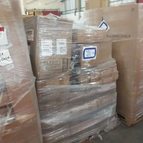 PALLET OF ASSORTED ITEMS INCLUDING LINOSO BARSTOOL, NAVARIS ACUPRESSURE SET, KNIGHT 6 CUBIC SHELF WITH 3 DRAWERS, ECO COIR DOORMAT