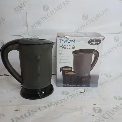 BOXED QUEST TRAVEL KETTLE IN BLACK
