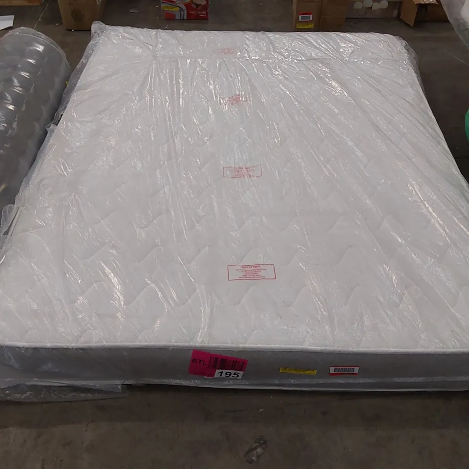 QUALITY BAGGED HYBRID MEMORY FOAM OPEN COIL 5FT KING SIZED MATTRESS 