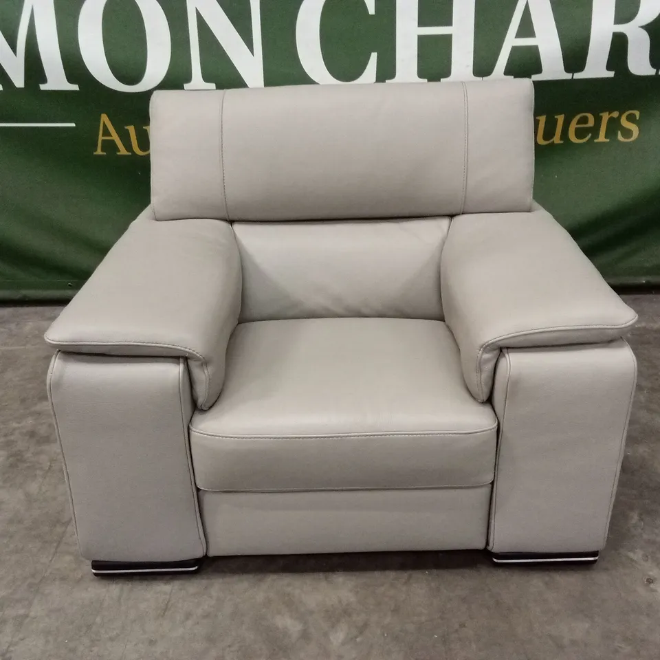 QUALITY DESIGNER ITALIAN MADE MELO MAXI LEATHER ARMCHAIR