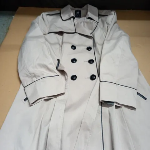 ATMOSPHERE BEIGE WITH BLACK PIPING JACKET - SIZE 20