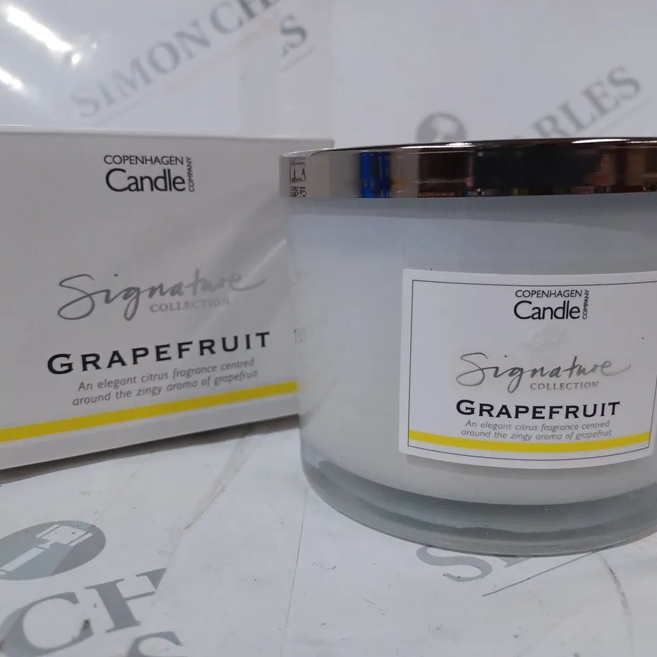BOXED COPENHAGEN SIGNATURE COLLECTION CANDLE - GRAPEFRUIT