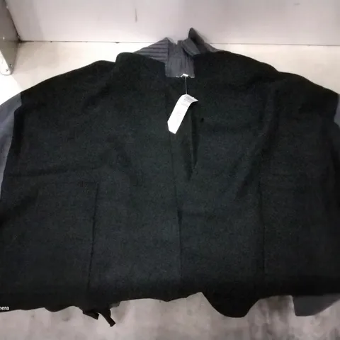 BOX OF 8 BADGLEY MISCHKA BLACK KNITTED PONCHO WITH POCKET - XL