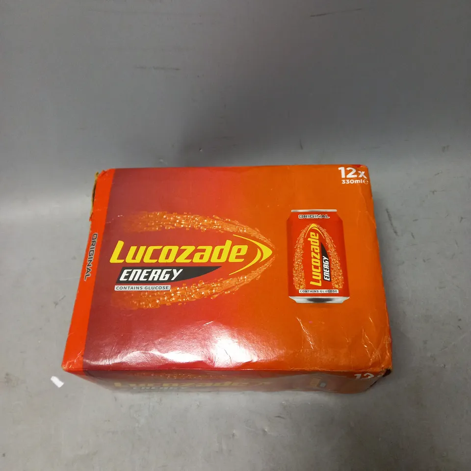 12X 330ML LUCOZADE ENERGY 