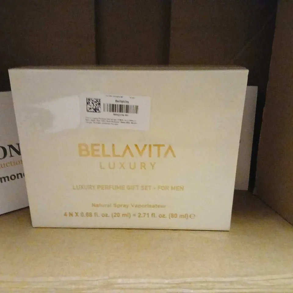 BOXED BELLAVITA LUXURY PERFUME GIFT SET FOR MEN 4 X 20ML