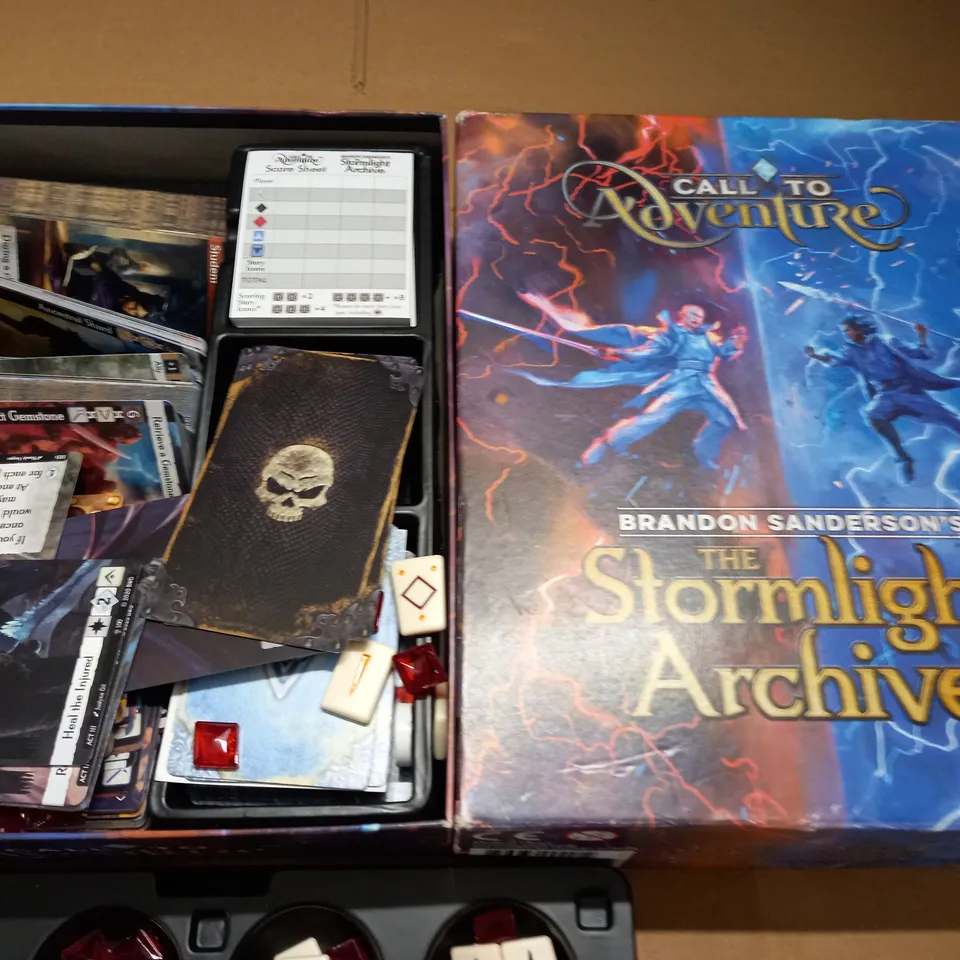 BRANDON SANDERSOWS THE STORM LIGHT ARCHIVE CALL TO ADVENTURE GAME