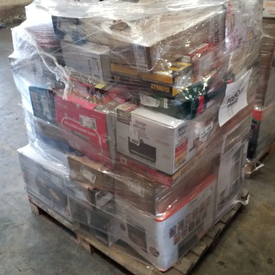 PALLET OF APPROXIMATELY 39 UNPROCESSED RAW RETURN HOUSEHOLD AND ELECTRICAL GOODS TO INCLUDE;