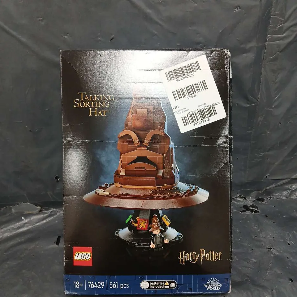 BOXED LEGO HARRY POTTER TALKING SORTING HAT - 76429